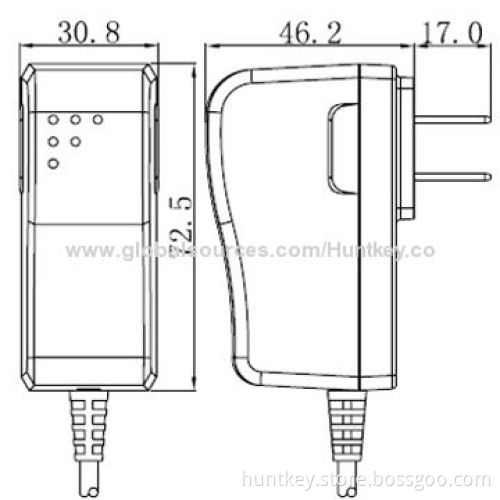 E-POS Adapter/POS Kit, Wall-mounted, 100 to 240V AC, 60/50Hz Input
